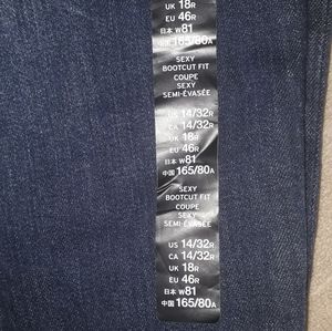 Gap bootcut size 14 jeans